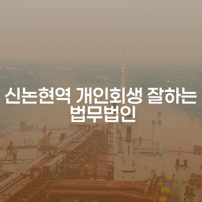 신논현역 개인회생 잘하는 법무법인