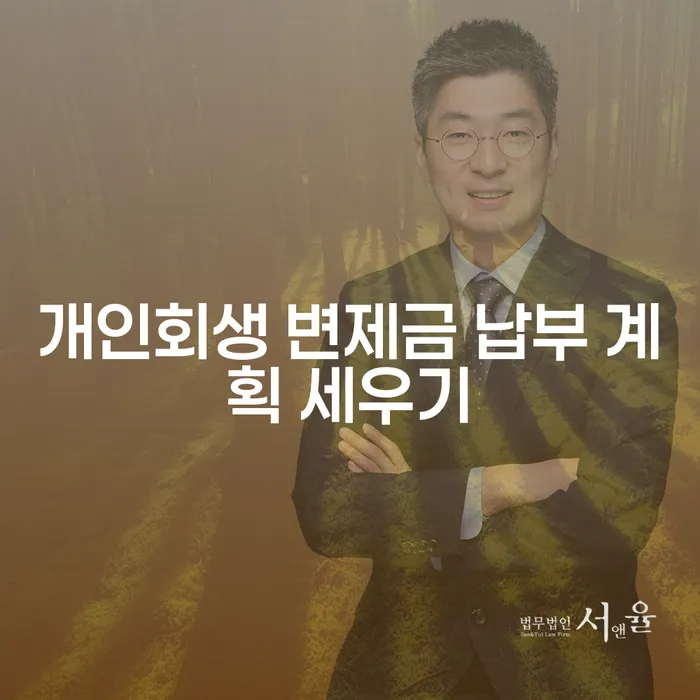 개인회생 변제금 납부 계획 세우기: 어떻게 시작해야 할까요?