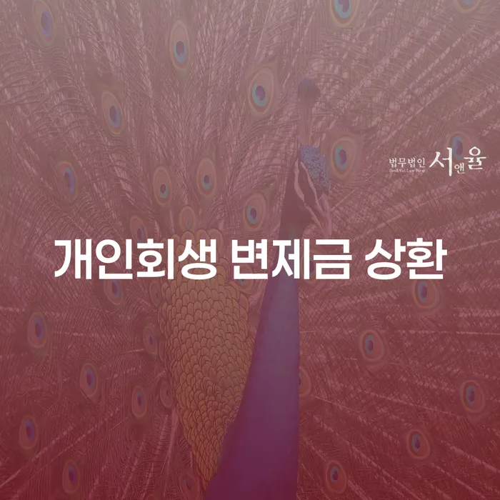 개인회생 변제금 상환, 어떻게 해야 할까요?